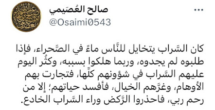 Al-Usaymi: Be Warned of an Illusion  — AhleDhikr Institute